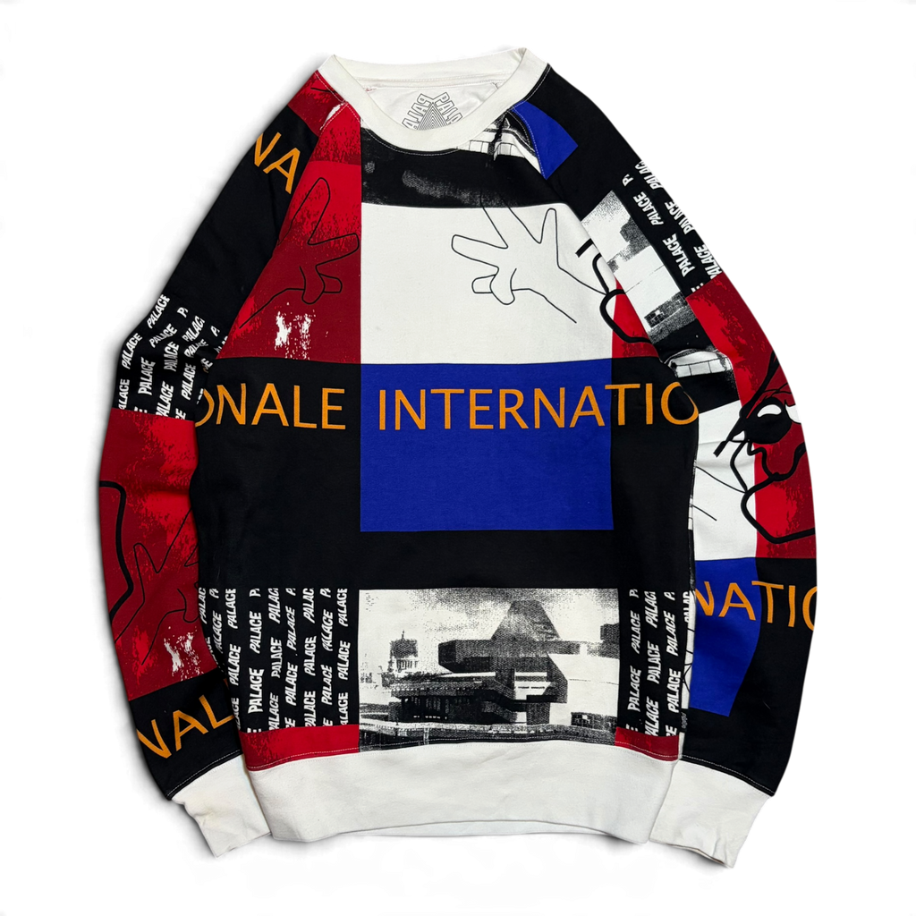 Palace Skate Y2K AOP Graphic Crewneck