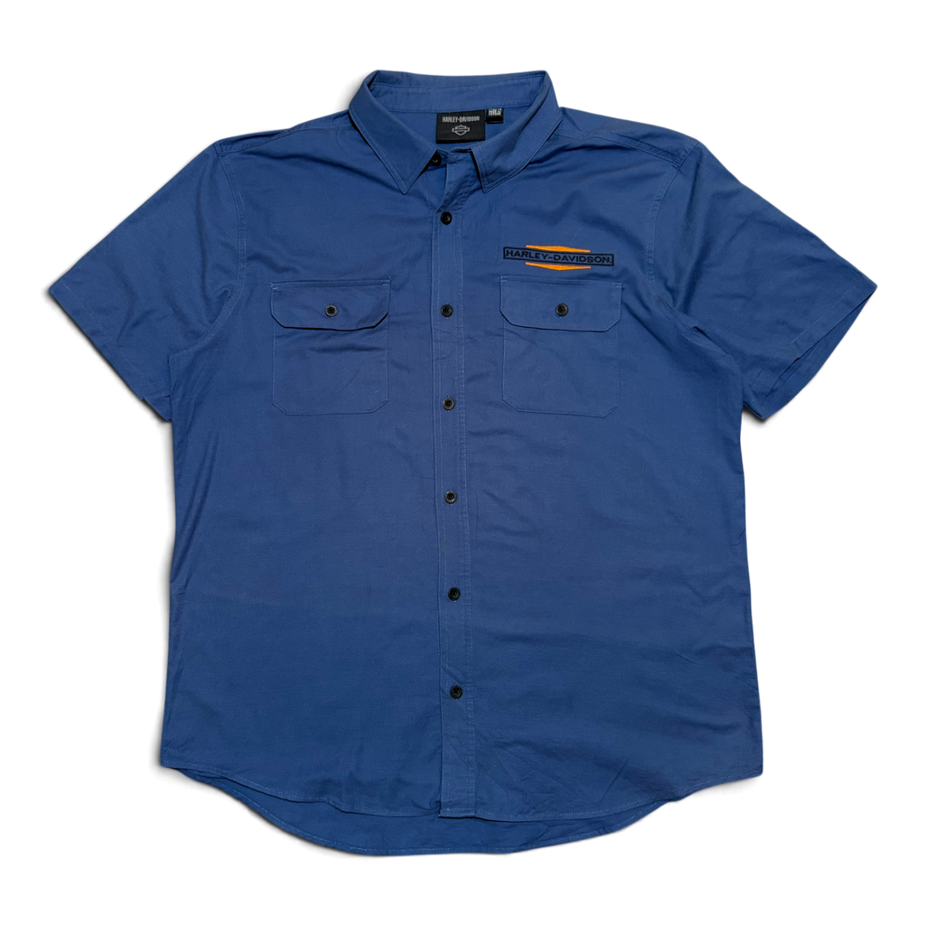 Harley Davidson Mechanic Style Button Up Shirt