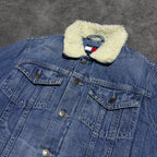 Vintage Tommy Hilfiger Women's
Denim Sherpa Lined Jacket