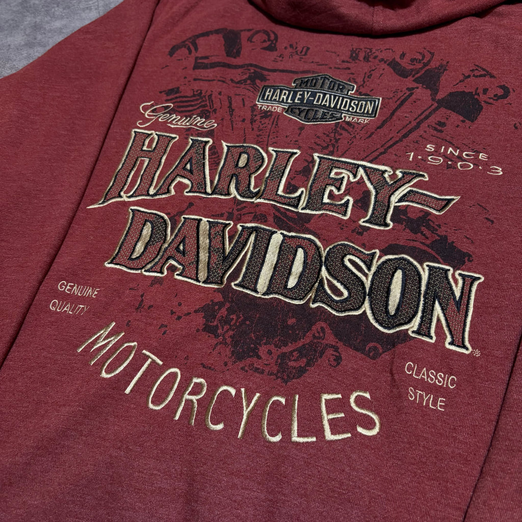 Harley Davidson Y2K ZipUp Hoodie