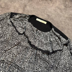 Balenciaga Nicolas Ghesquière SS13 Ruffled Graphic Mini Dress