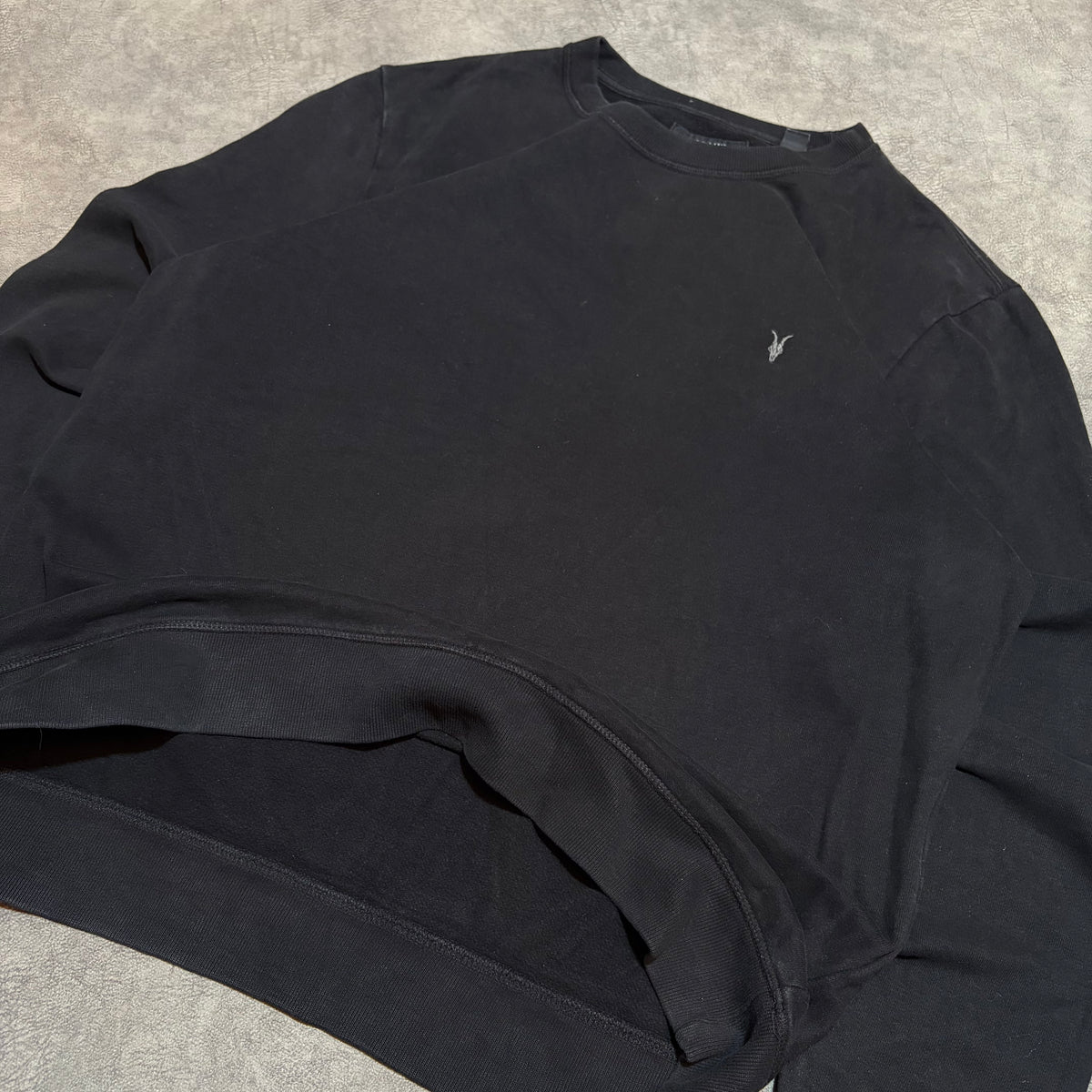Allsaints Logo Heavyweight Crewneck