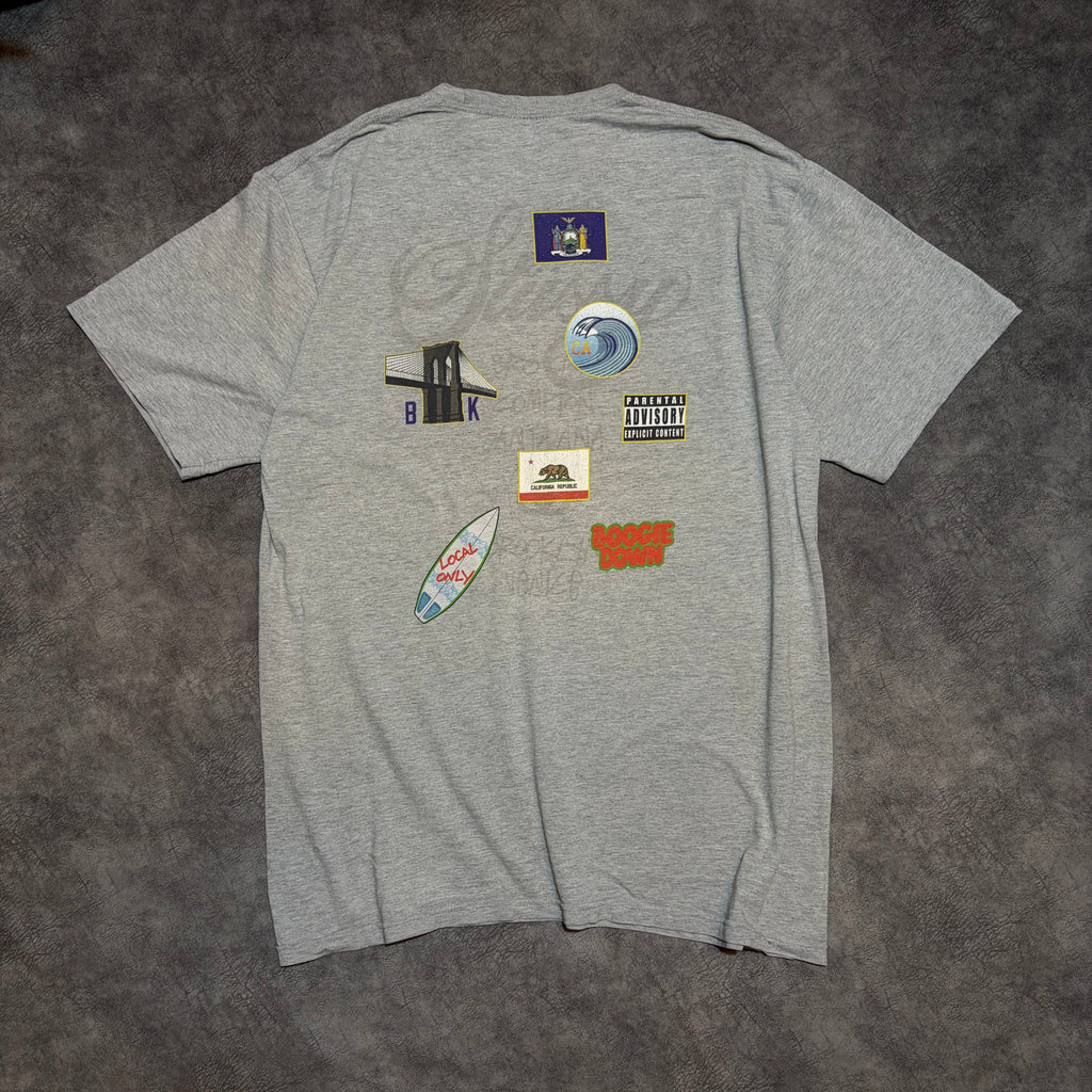 Stussy Worldwide Flags Graphic Tee