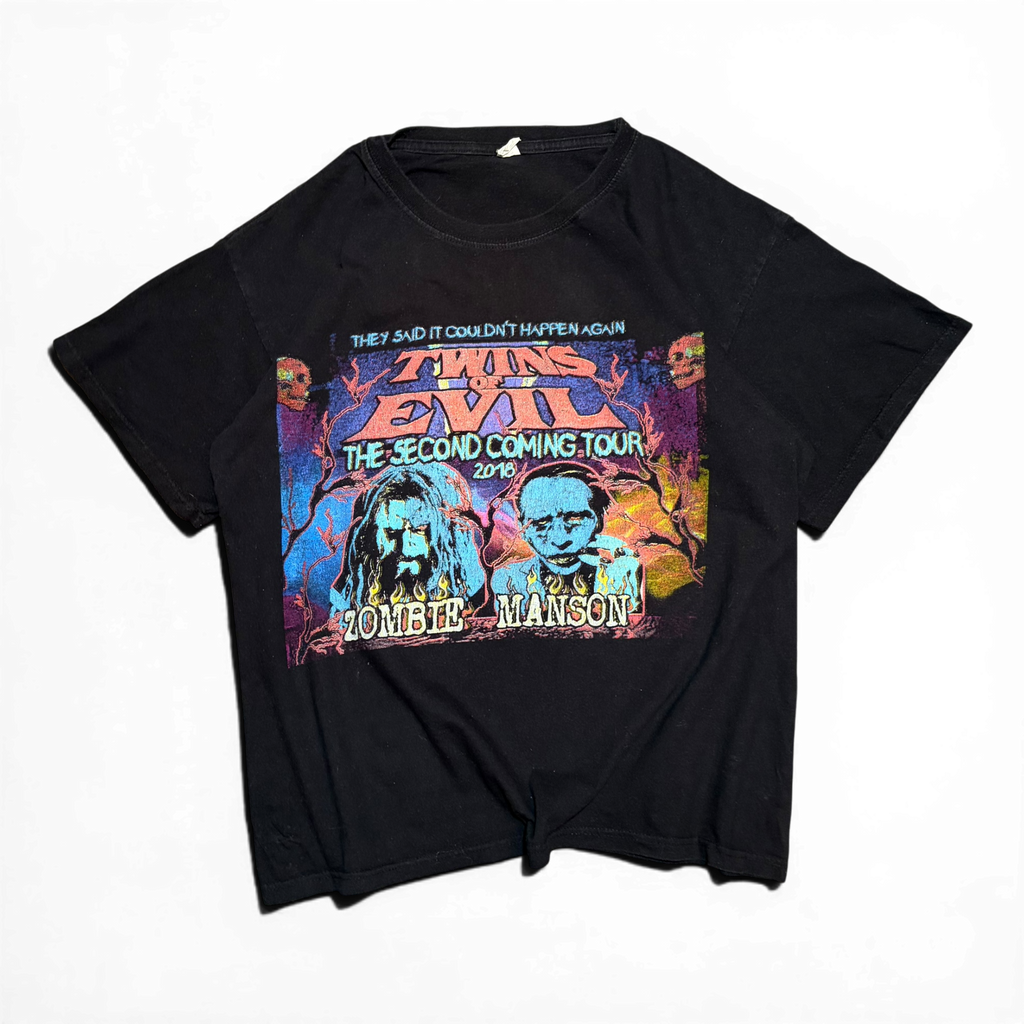 Twin Evil Zombie Vs Mansion 2018 Tour Tee