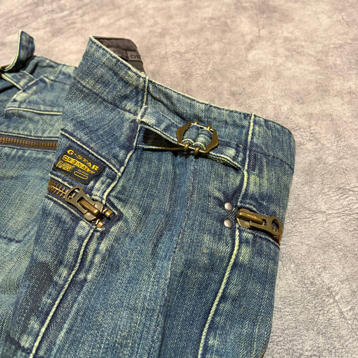 G-Star Raw Y2K Buckles Flared Jeans