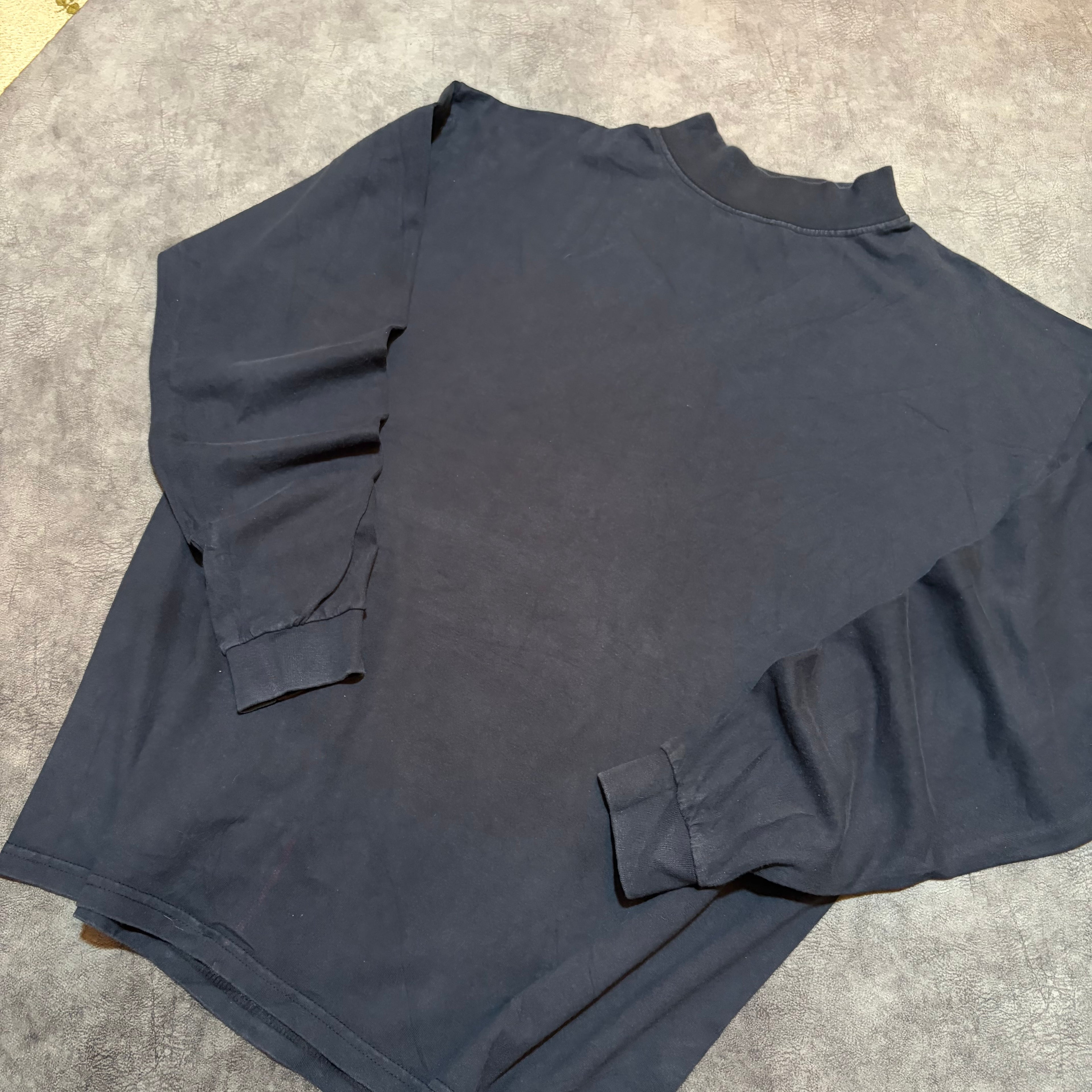 Vintage 90’s Cal Cru High Collar Heavy Long Sleeve Tee