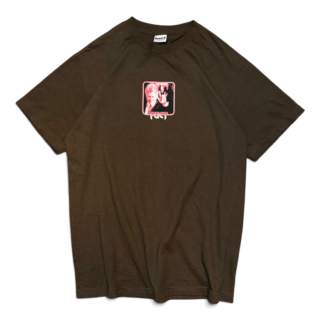 FUCT Bill Clinton 🤘Sign Y2K Graphic Tee