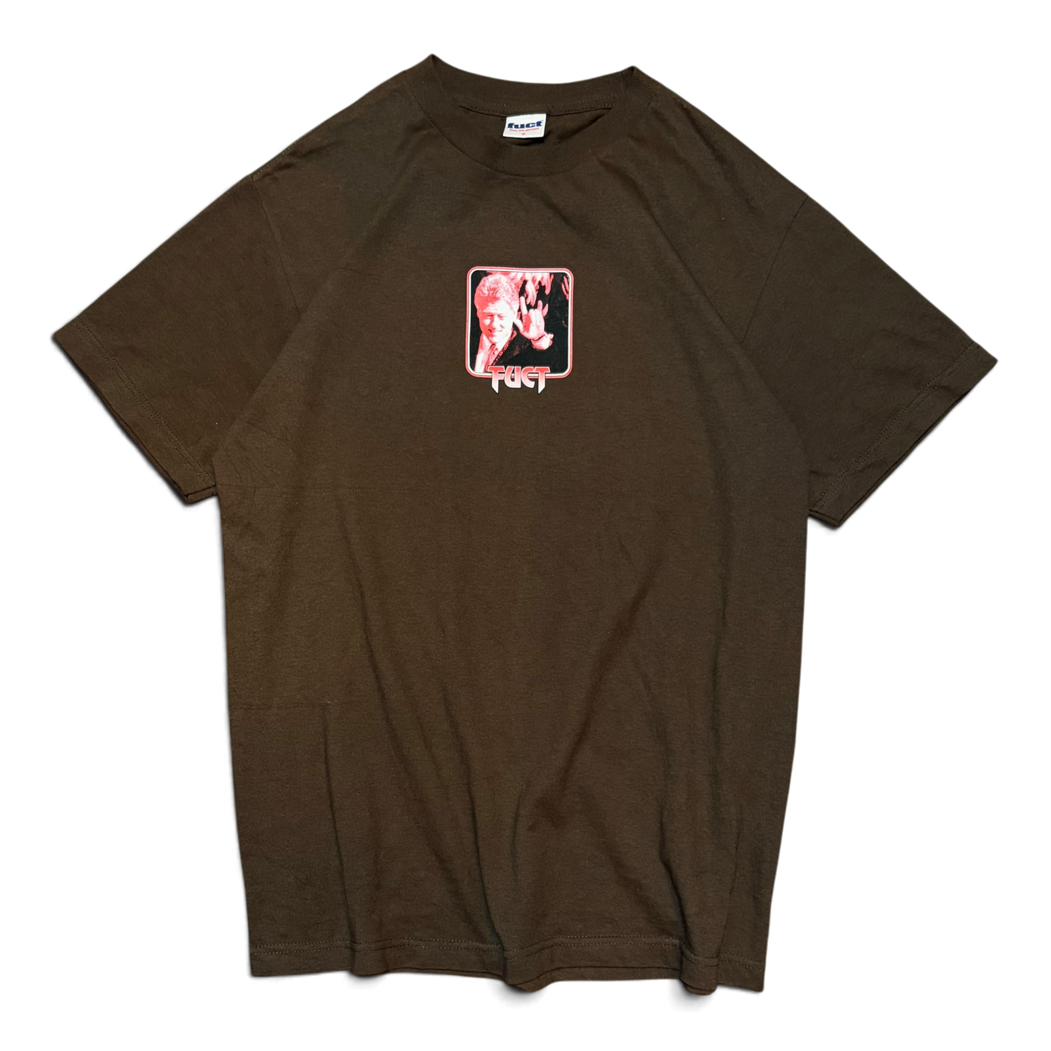 FUCT Bill Clinton 🤘Sign Y2K Graphic Tee