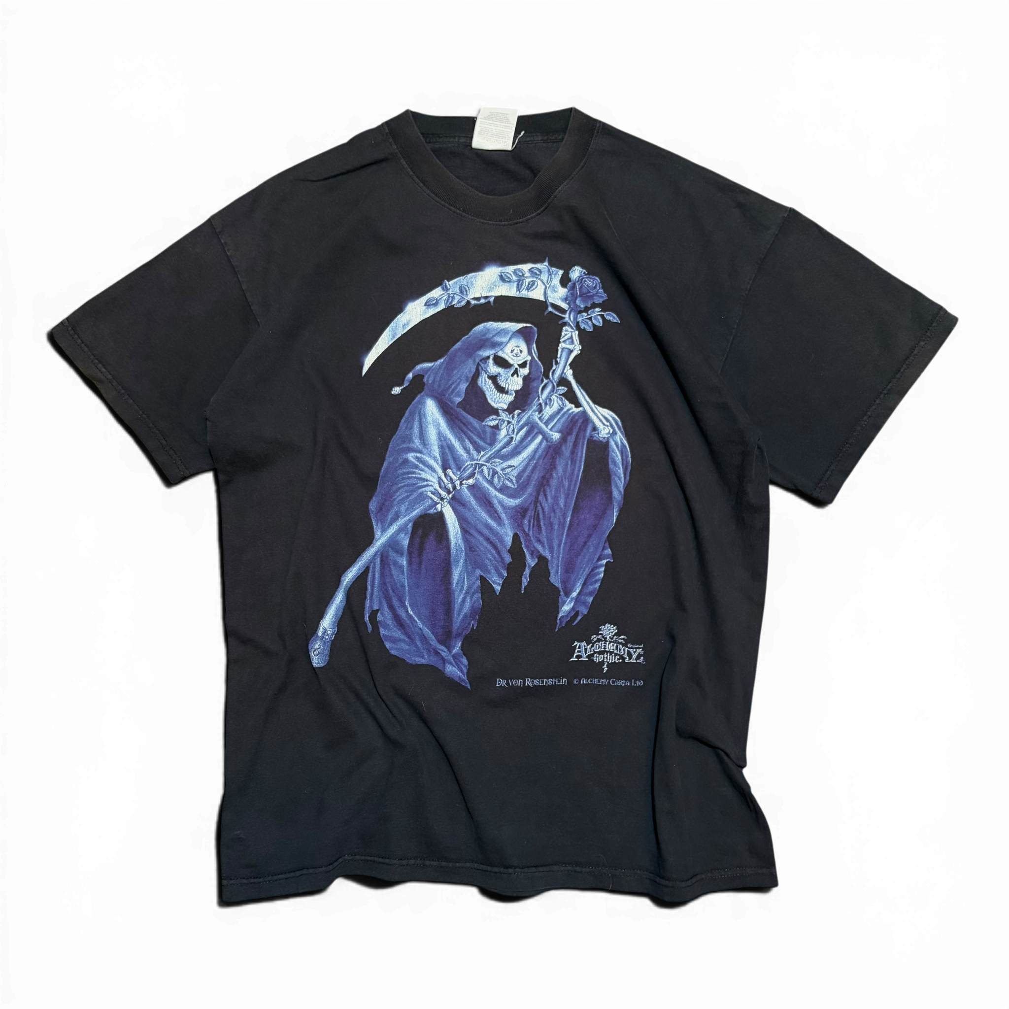 Vintage Y2K Alchemy Gothic Reaper Tee