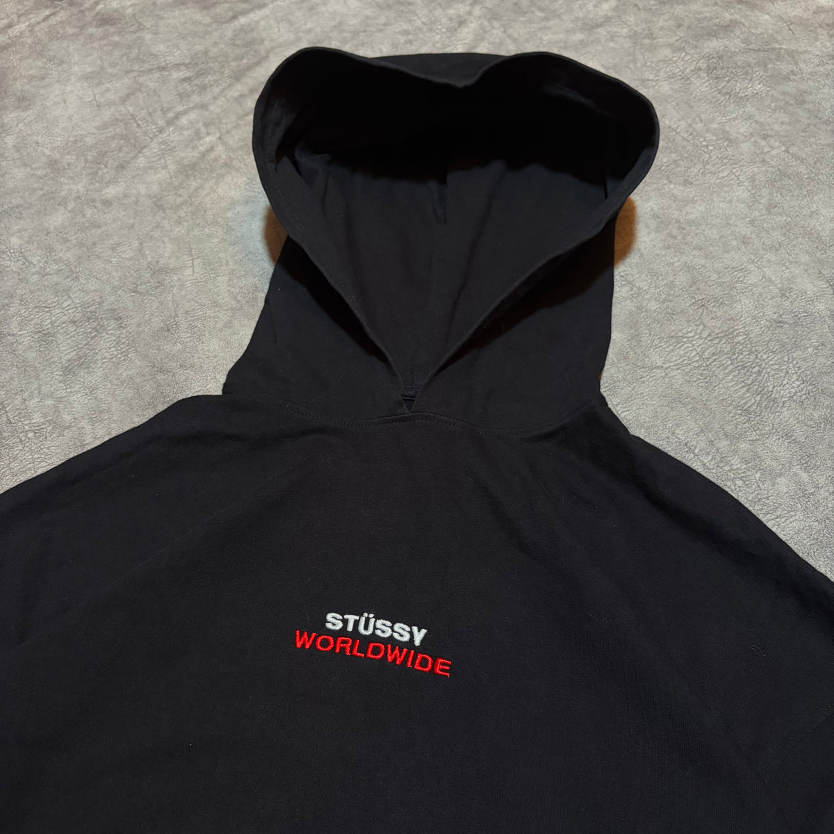 Stussy Worldwide Tribe 1980 Embroidered Hoodie