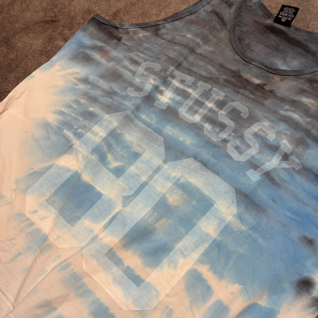 Stussy 80 Tie Dye Logo Tank Top