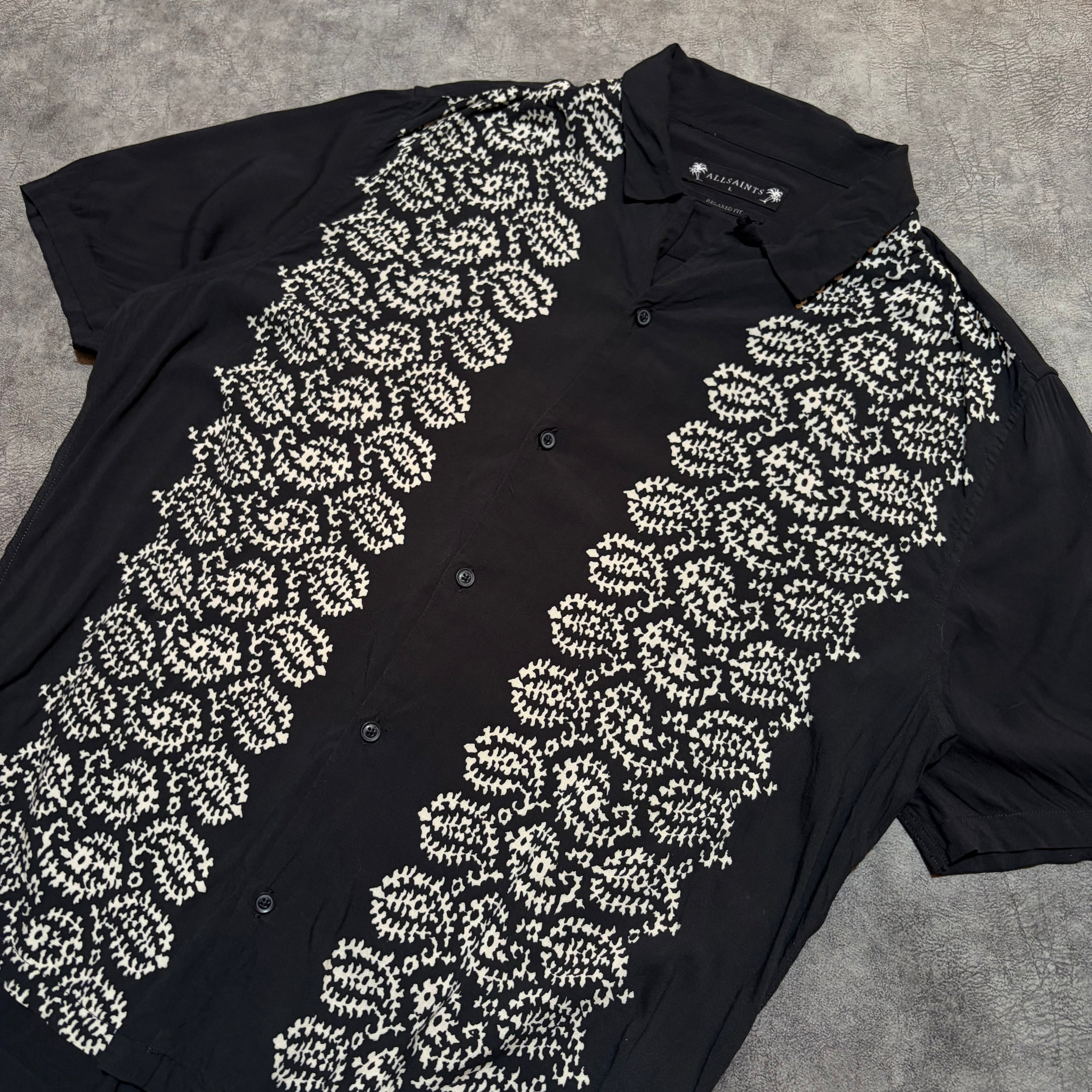 Allsaints Hawaii Button Up Shirt