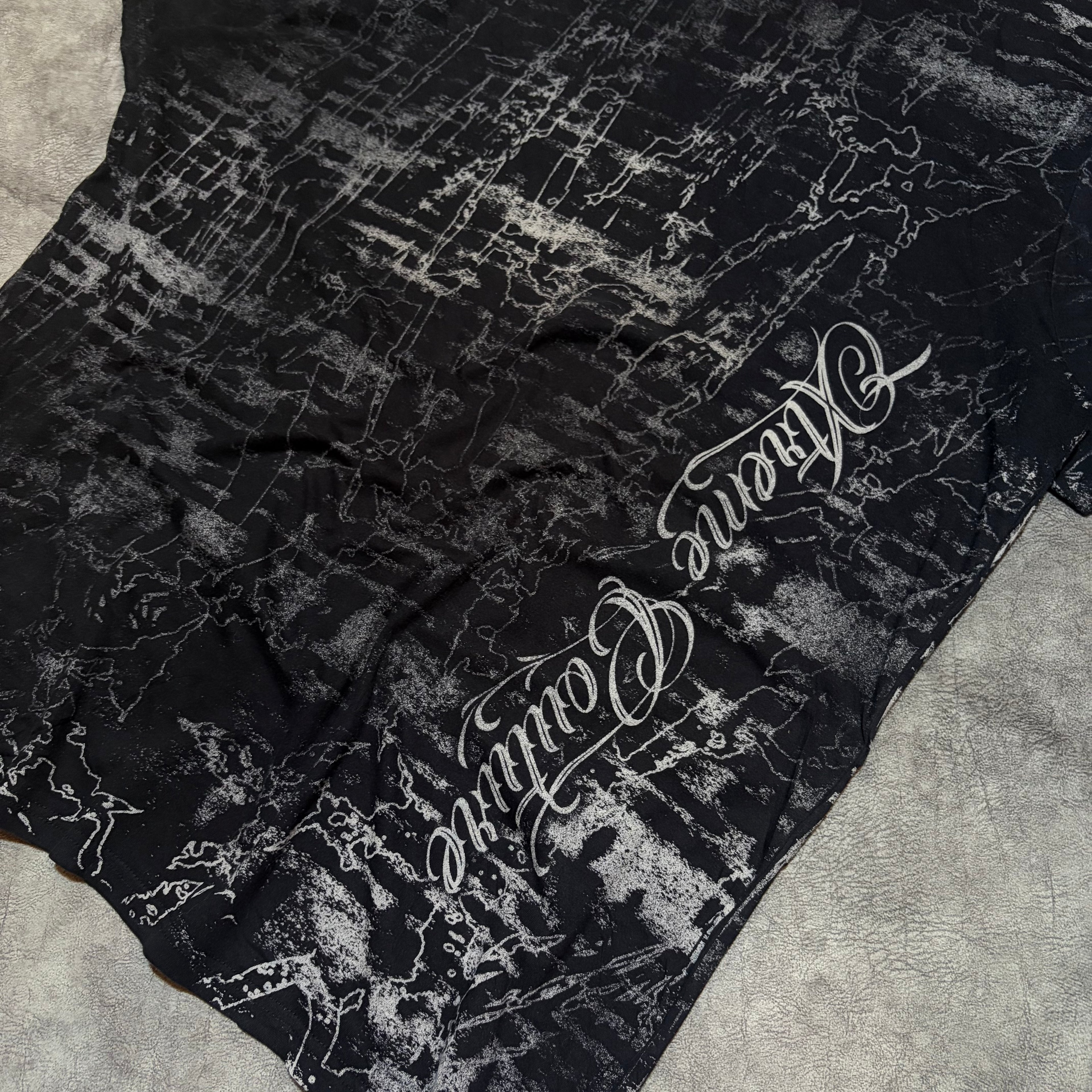 Xtreme Couture Y2K Grunge AOP Graphic Tee
