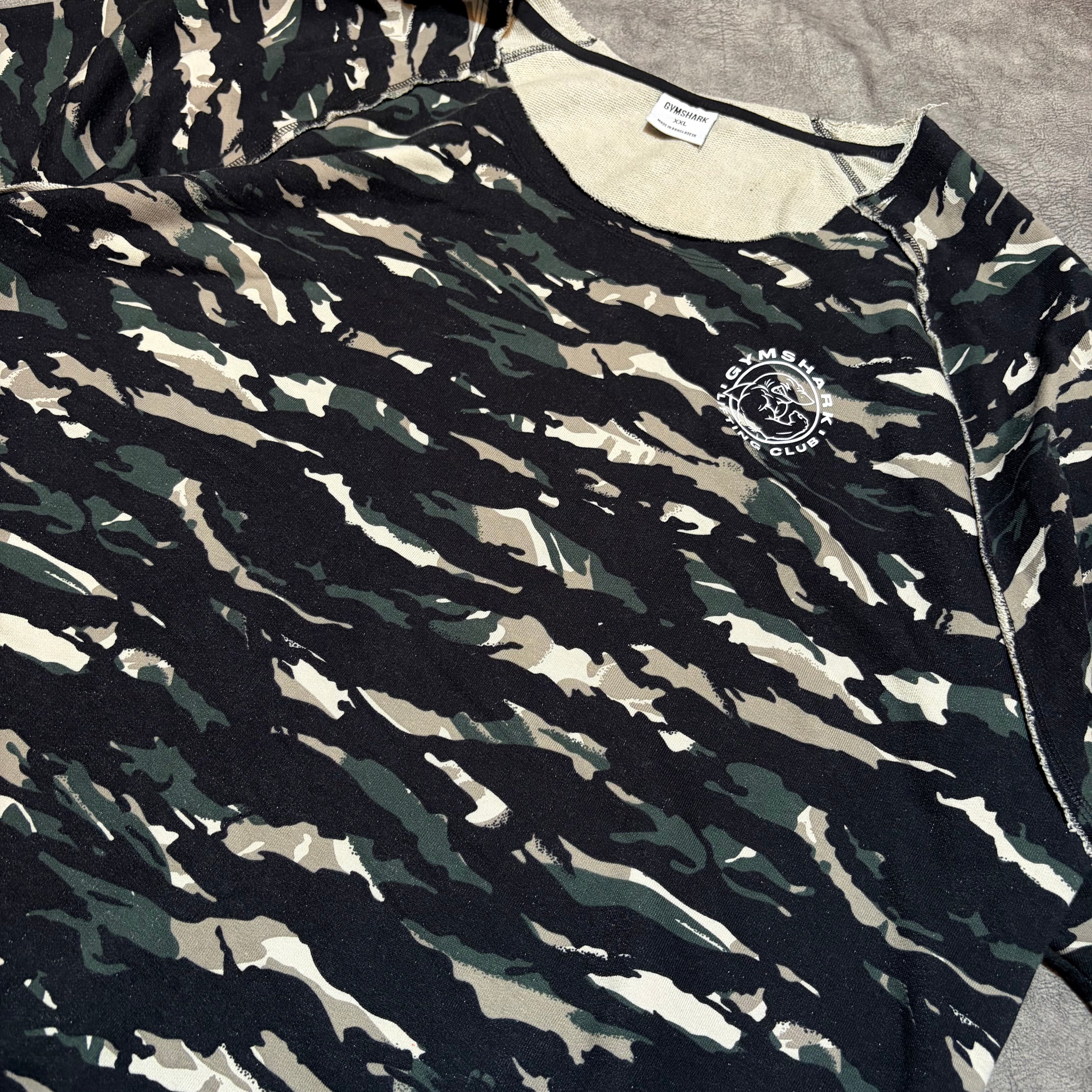 Gymshark Lifting Club Camo Pump Cover Tee