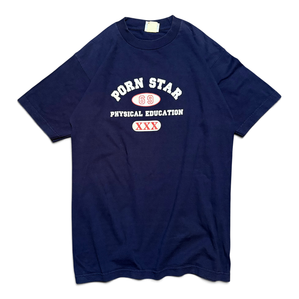 Vintage 90’s Porn Star 69 Physical Education Y2K Skating Tee