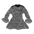 Balenciaga Nicolas Ghesquière SS13 Ruffled Graphic Mini Dress