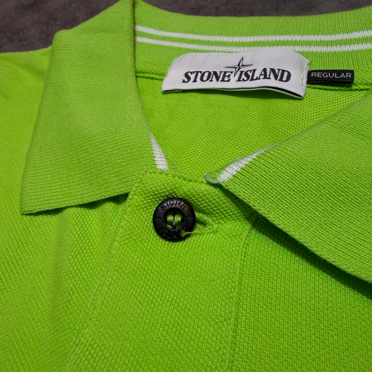 Stone Island Logo Polo Regular Fit Tee
