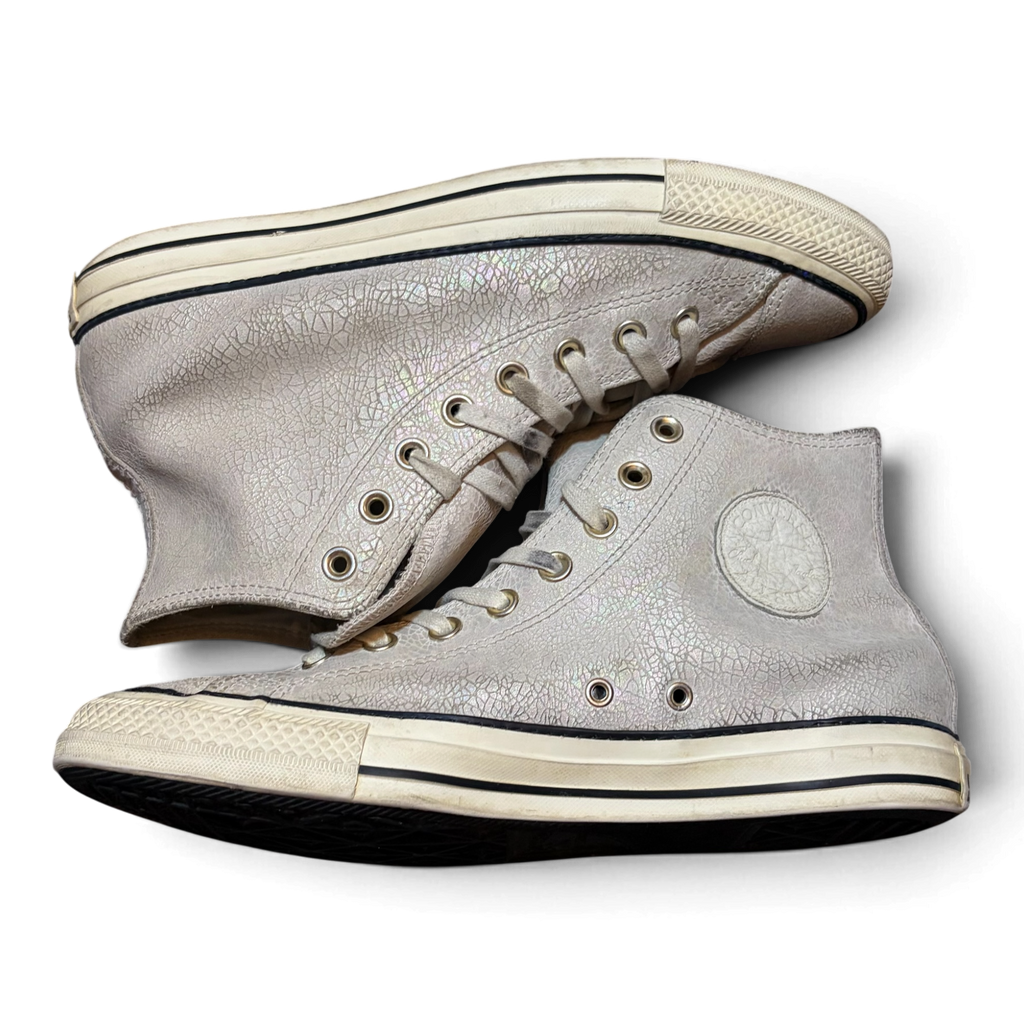 Converse Chuck Taylor All Star High-Top Crinkled Leather Shoes