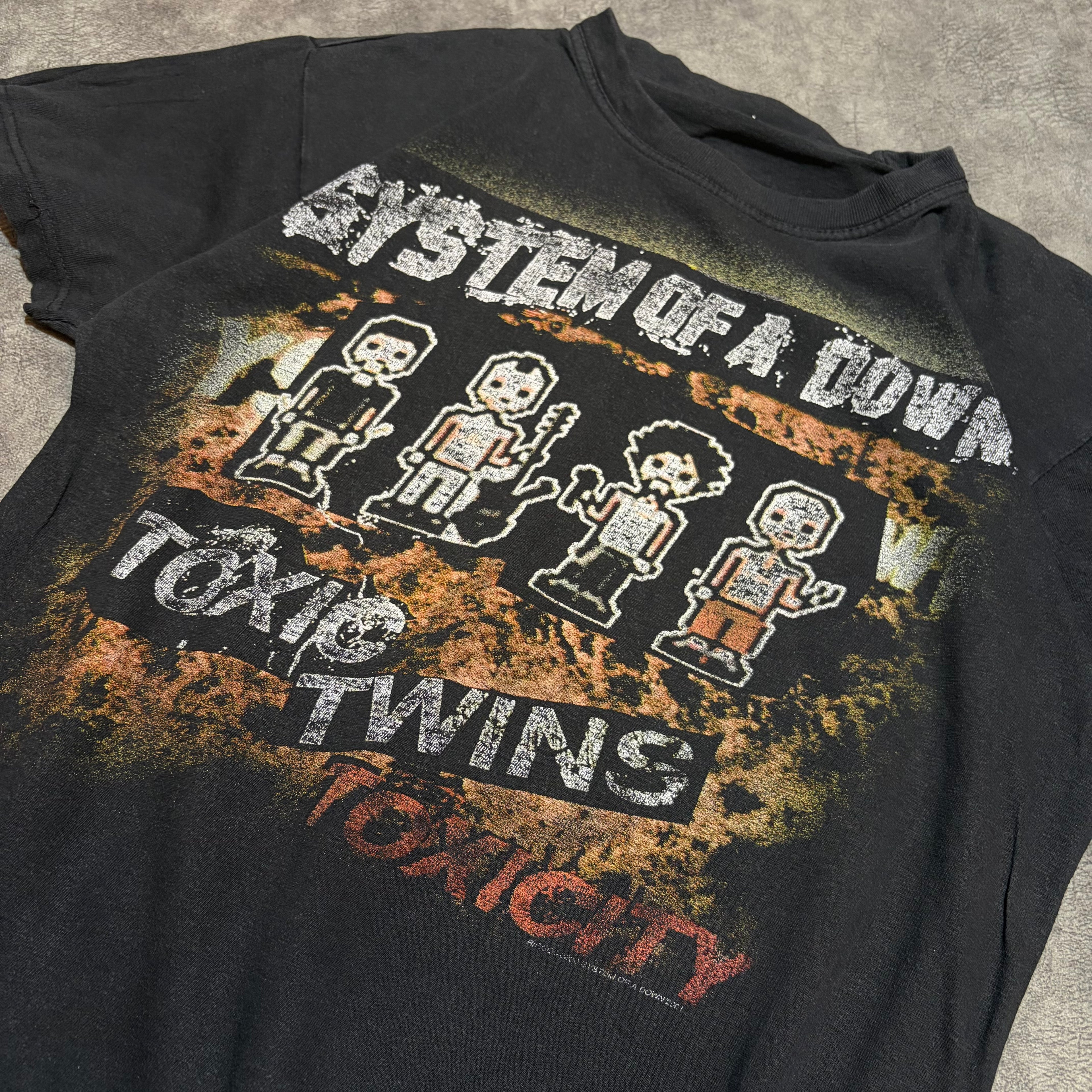 Vintage 2001 System Of A Down Toxicity “Toxic Twin” Merch Tee