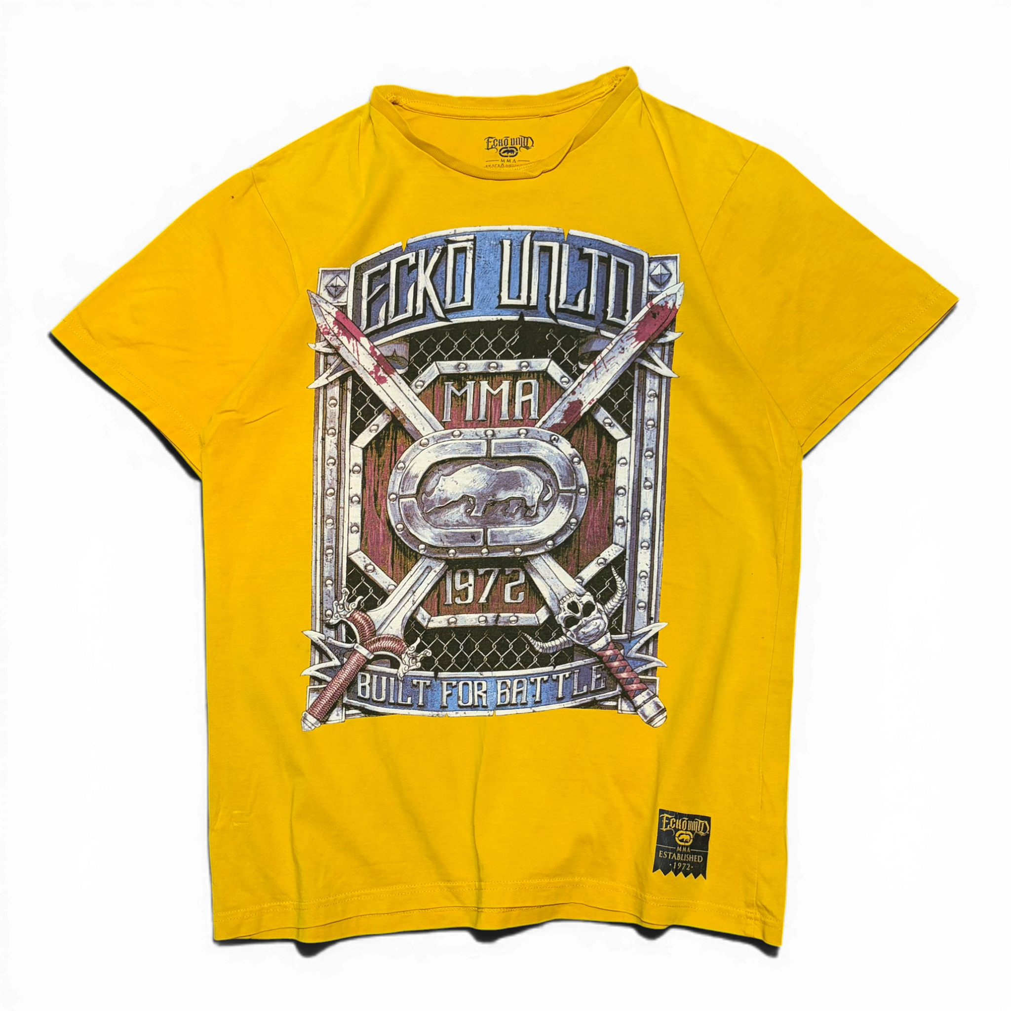 Ecko Unltd MMA Built For Battle Y2K Graphic Tee