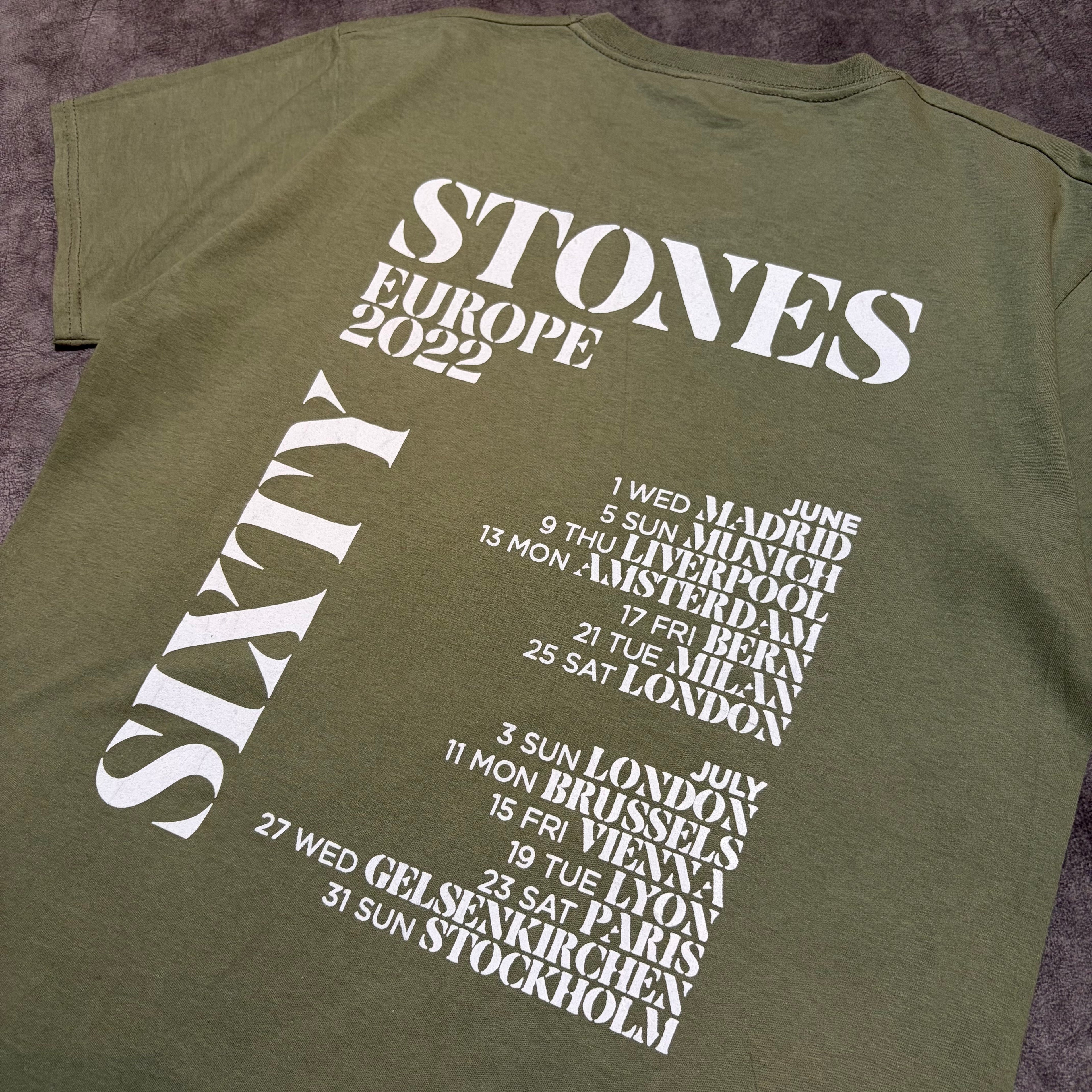 The Rolling Stones 2022 Europe Tour Tee
