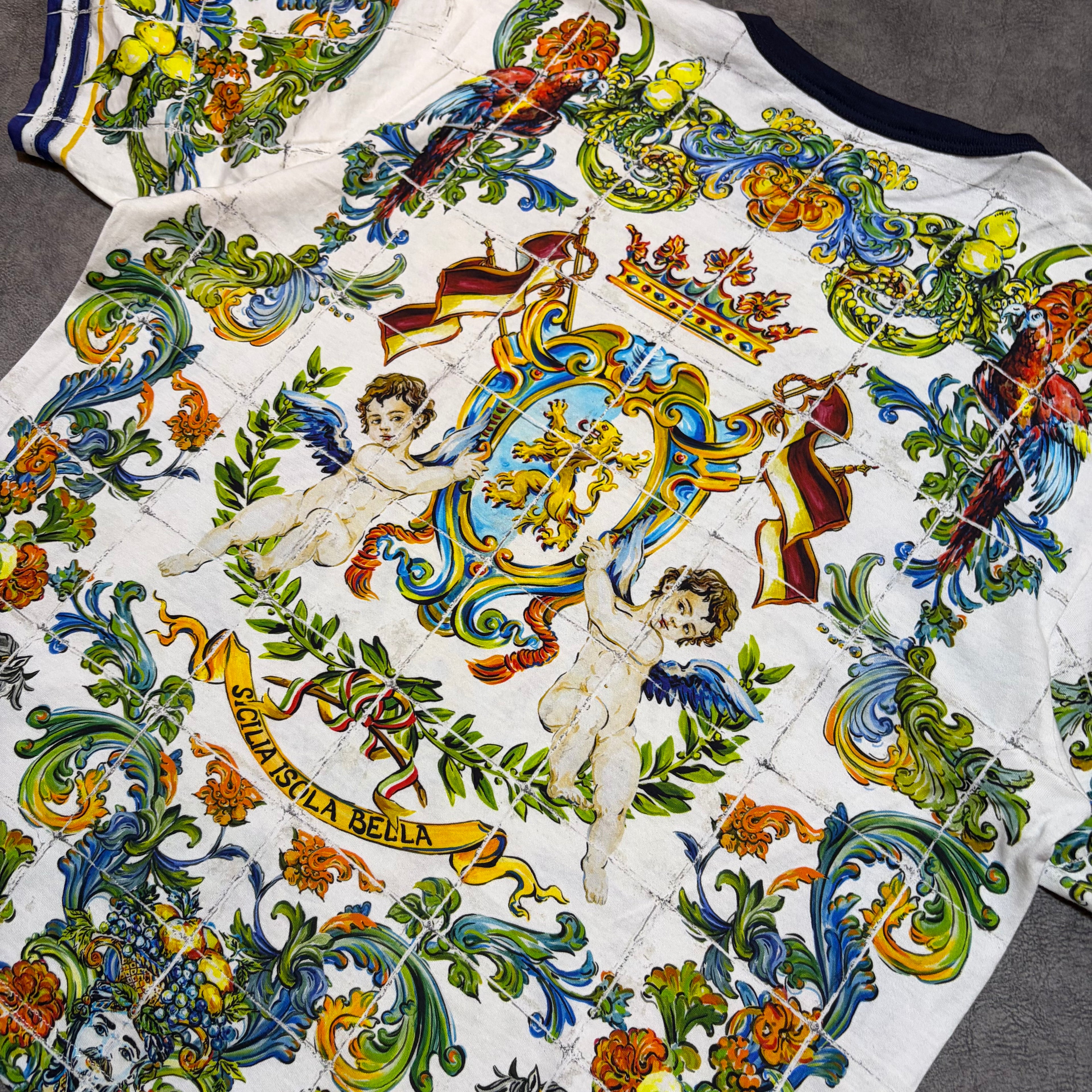 Dolce & Gabbana Sicilian Print Tee