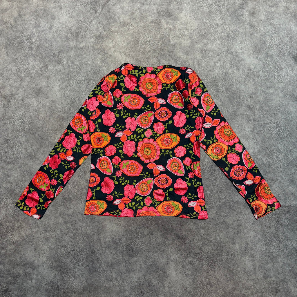 Custo Barcelona Y2K AOP Long Sleeve Tee