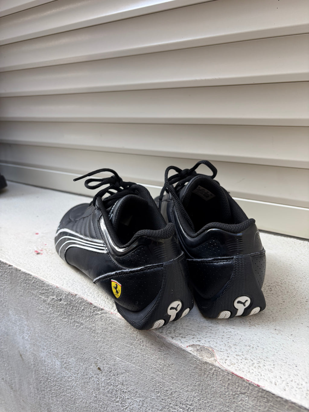 Puma X Ferrari Black On Black Y2K Speed Cat Shoe