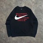 Nike Double Swoosh Big Back Print Crewneck