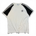 Adidas Y2K 3 Strip White and Black Tee