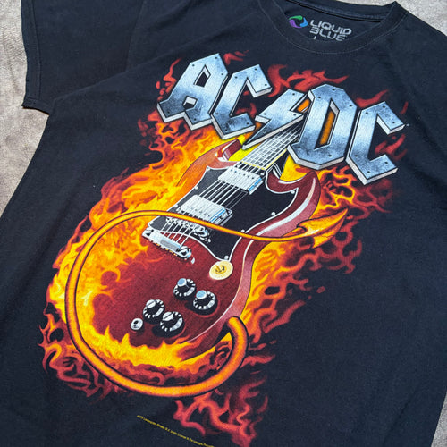 ACDC 2015 Liquid Blue Tag Tag Graphic Tee