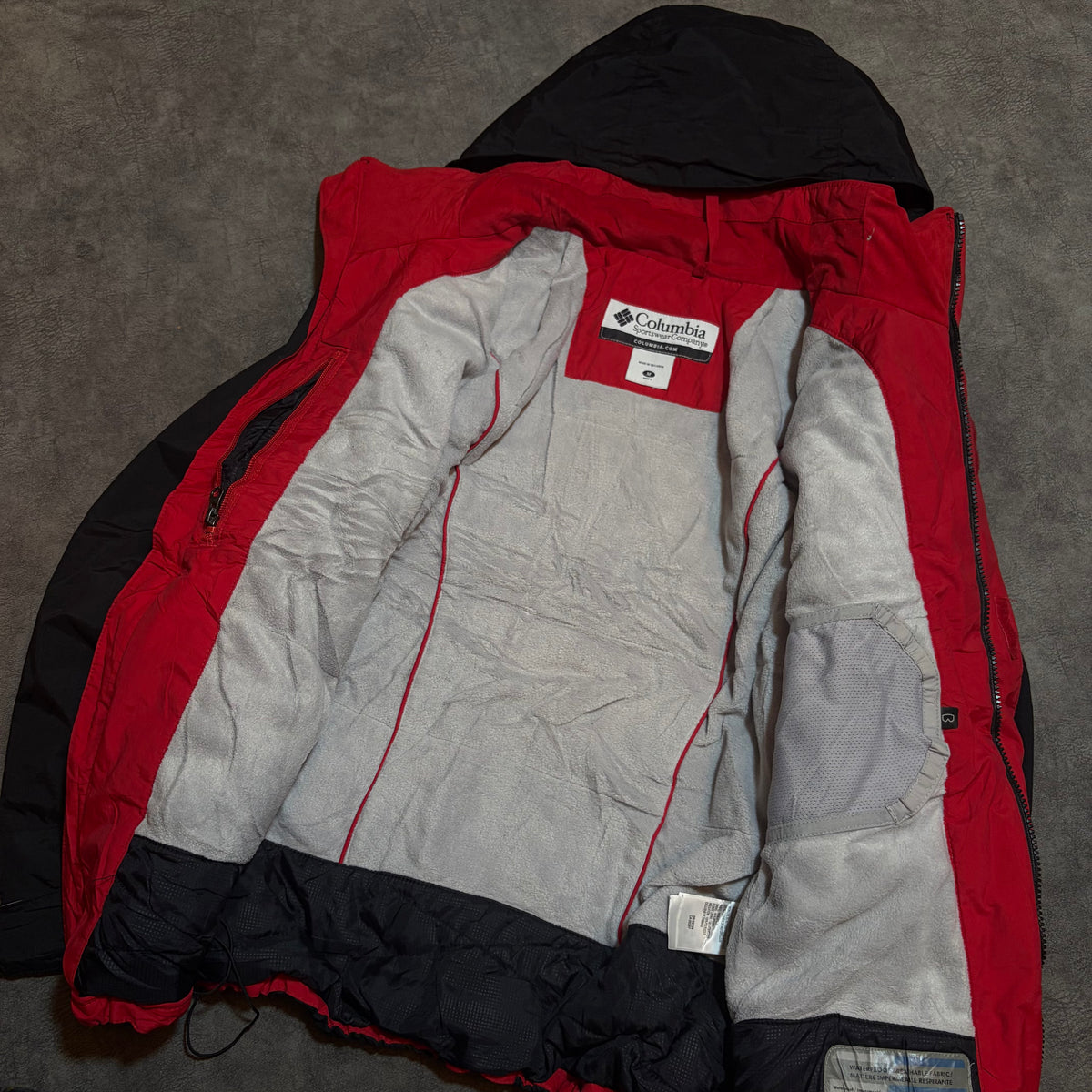 Columbia Fleece Lined Heavyweight Waterproof Jacket