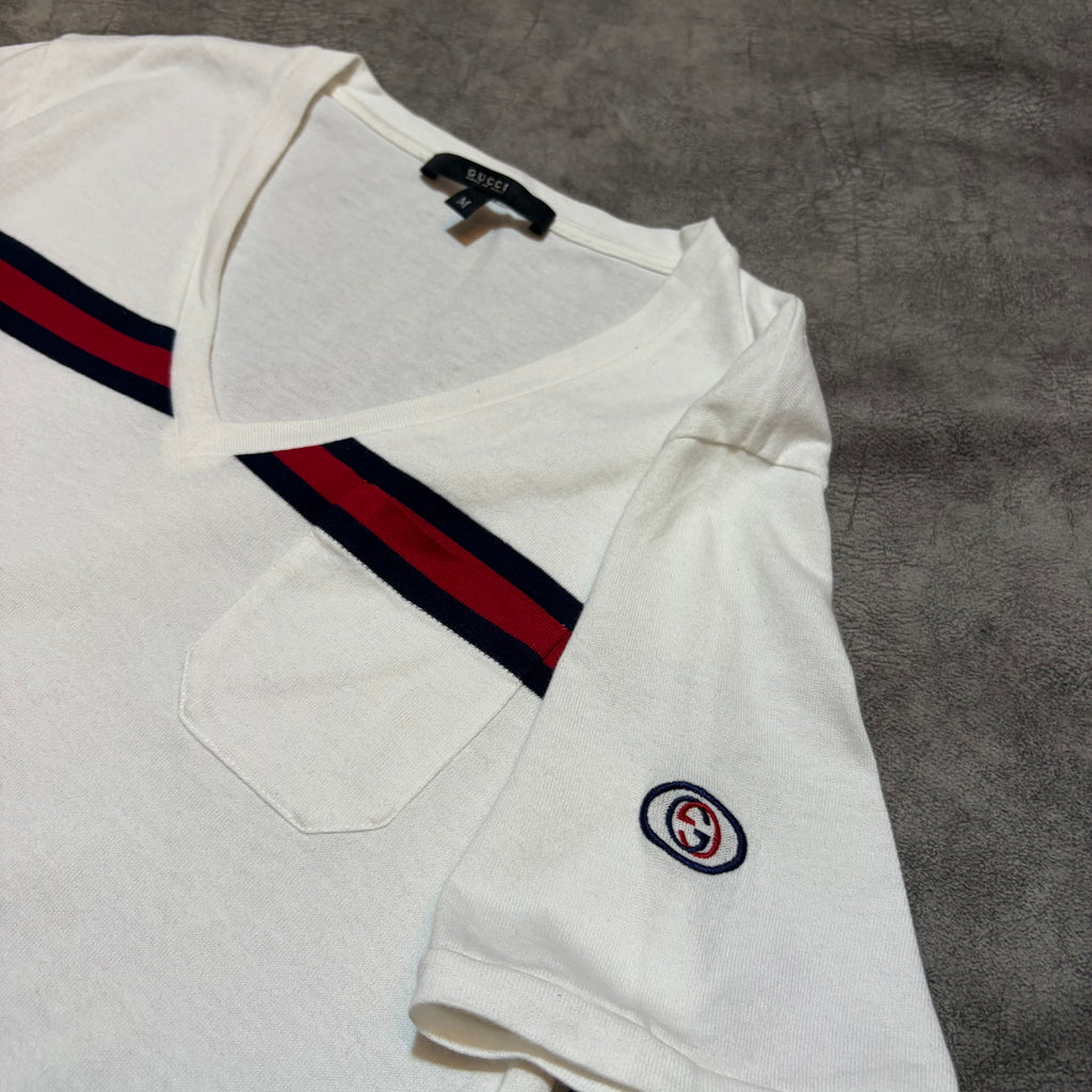Gucci V Neck Tee