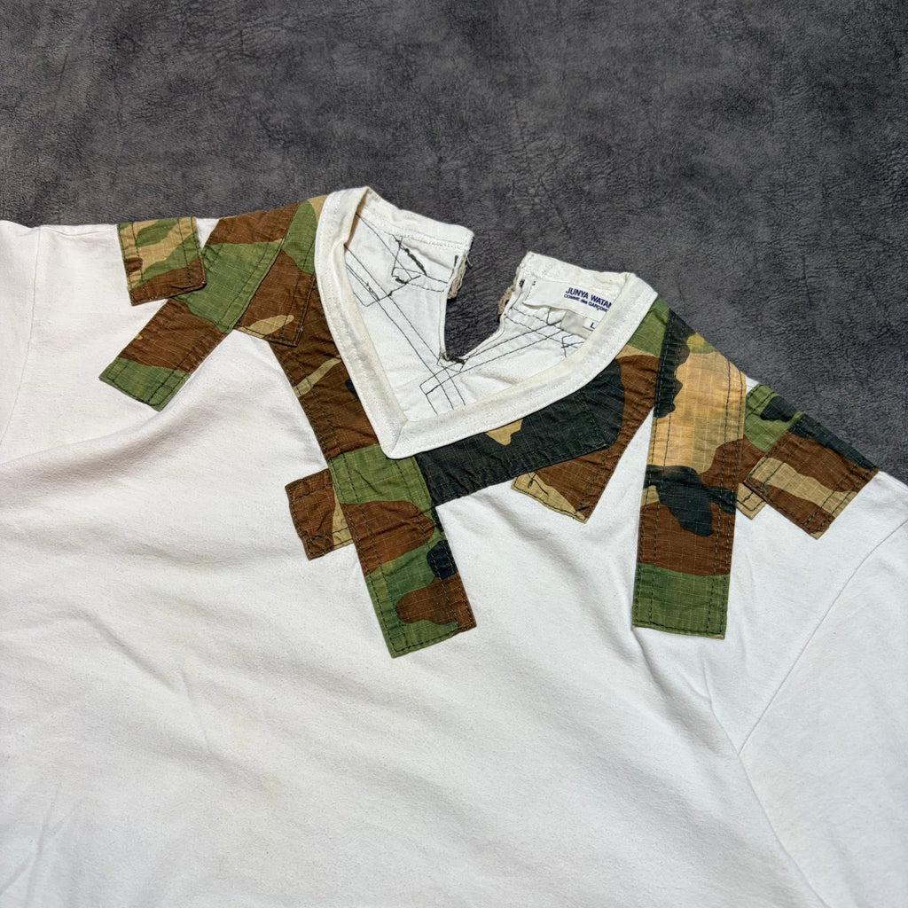 AW06 Junya Watanabe Comme De Garsons Camo Patchwork Tee