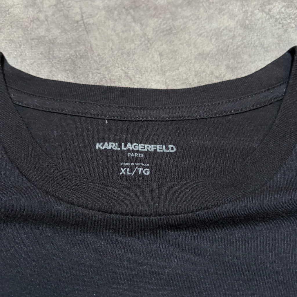 Karl Lagerfeld Paris Spell Out Logo Tee