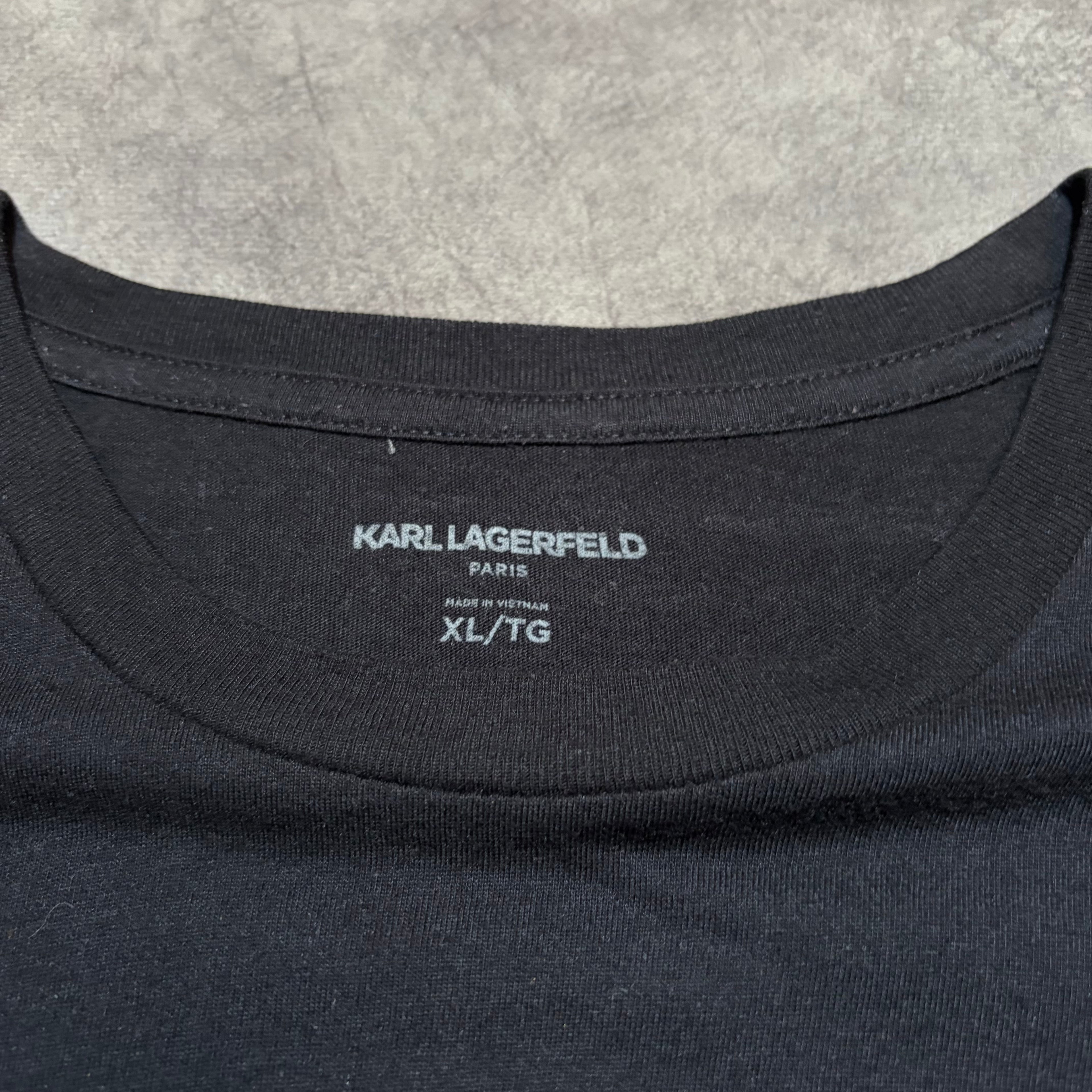 Karl Lagerfeld Paris Spell Out Logo Tee