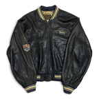 Redskins Genuine Leather Y2K Bomber Jacket