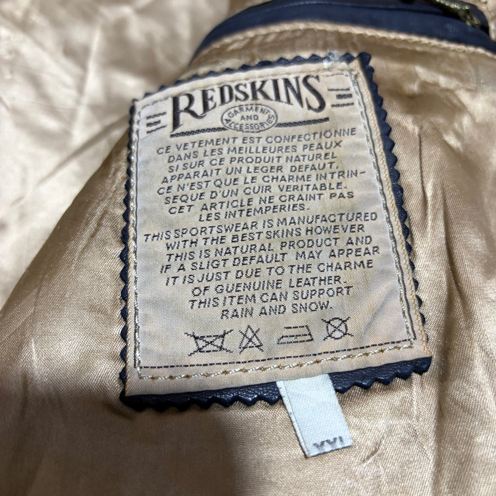 Redskins Genuine Leather Y2K Bomber Jacket