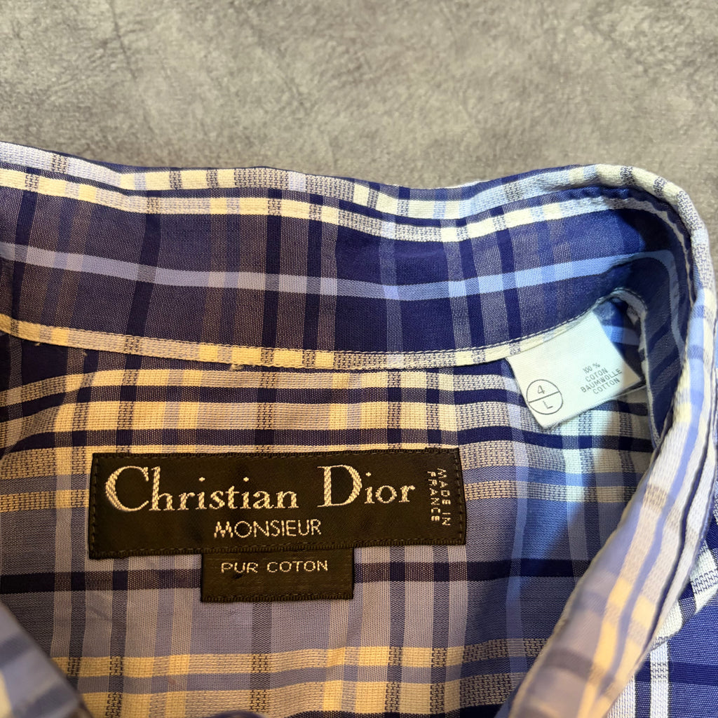 Vintage 90s Christian Dior Monsieur Button Up Shirt