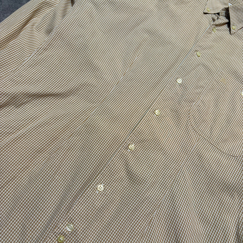 Vintage 90s Burberry’s Plated Button Up Shirt