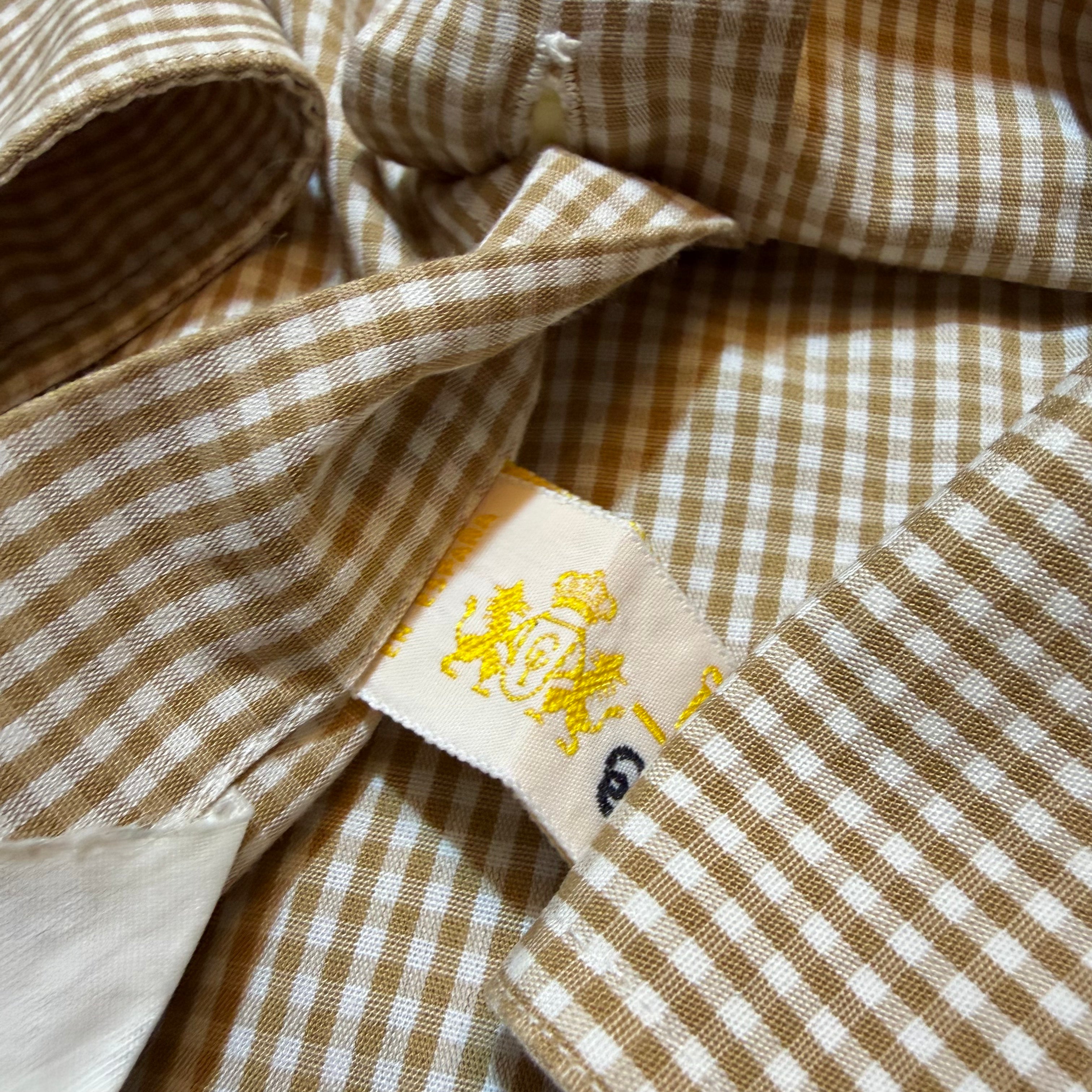 Vintage 90s Burberry’s Plated Button Up Shirt