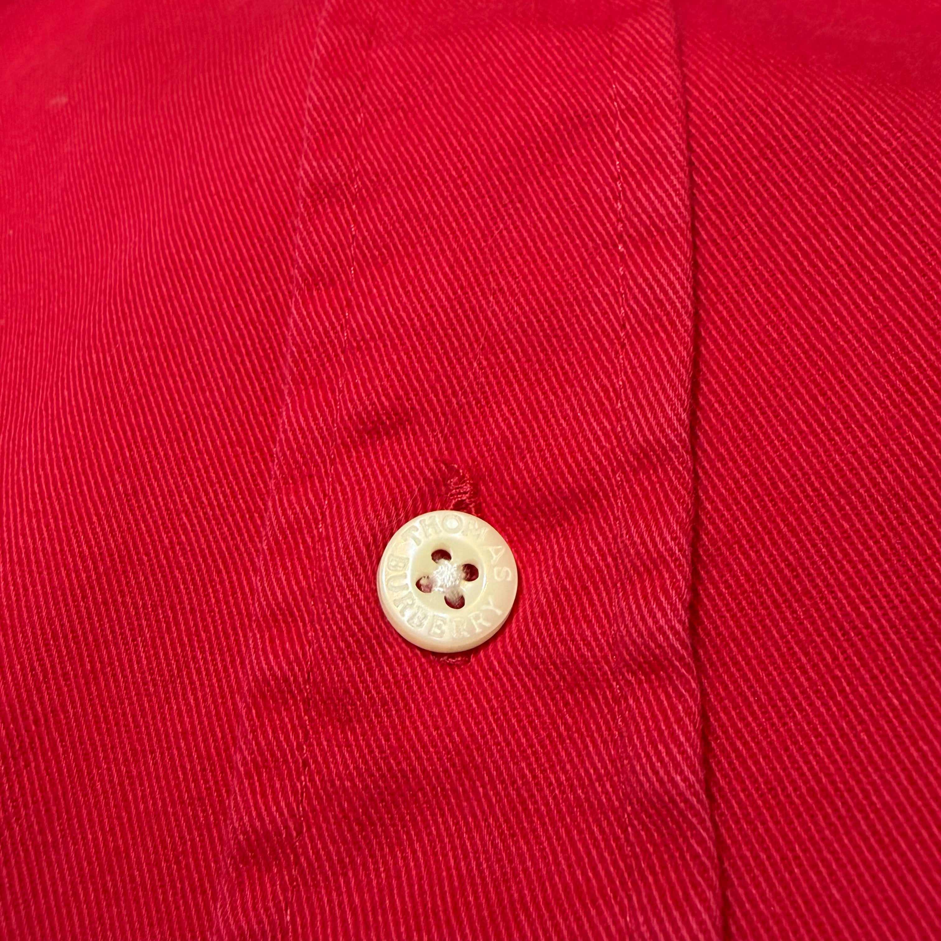 Thomas Burberry Long Sleeve Button Up Shirt
