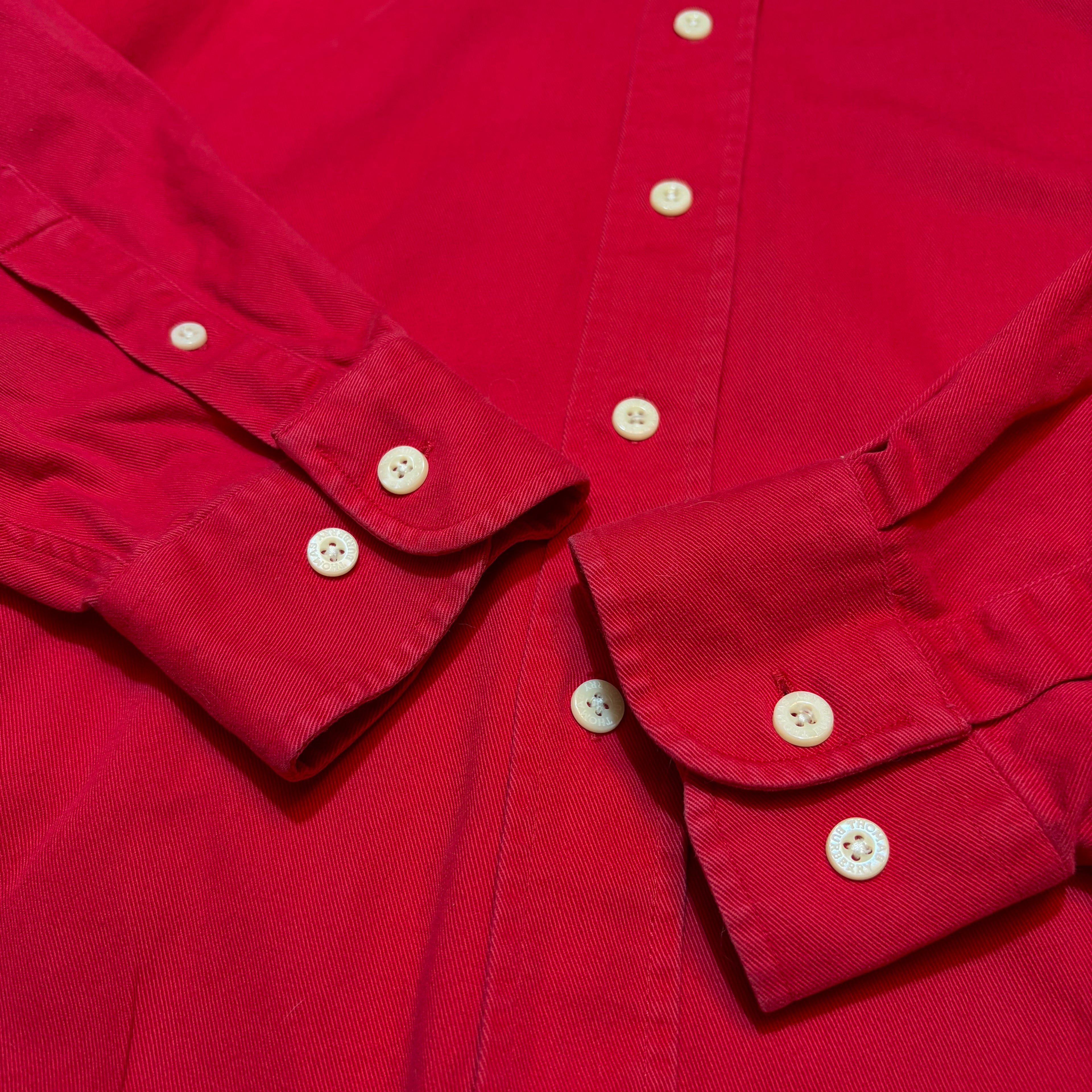 Thomas Burberry Long Sleeve Button Up Shirt