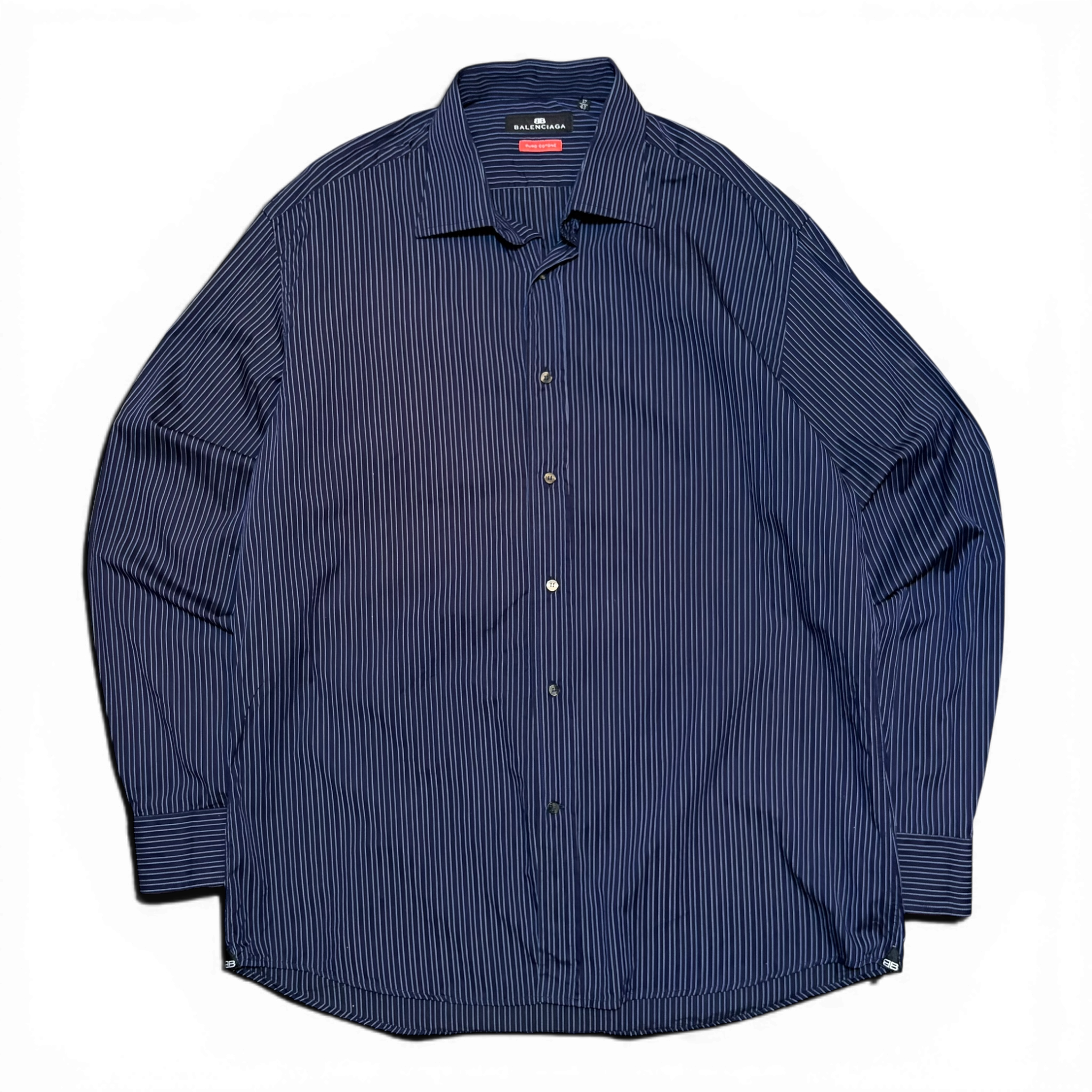 Vintage 90s Balenciaga Long Sleeve Button Up Shirt