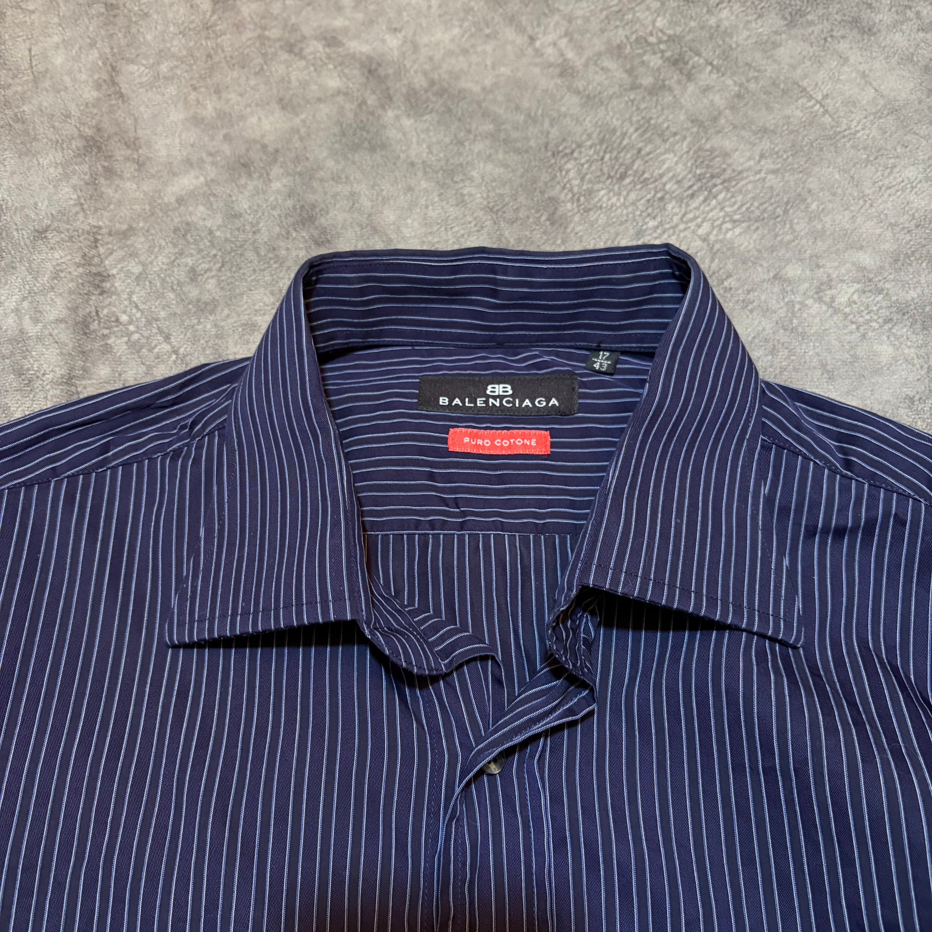 Vintage 90s Balenciaga Long Sleeve Button Up Shirt