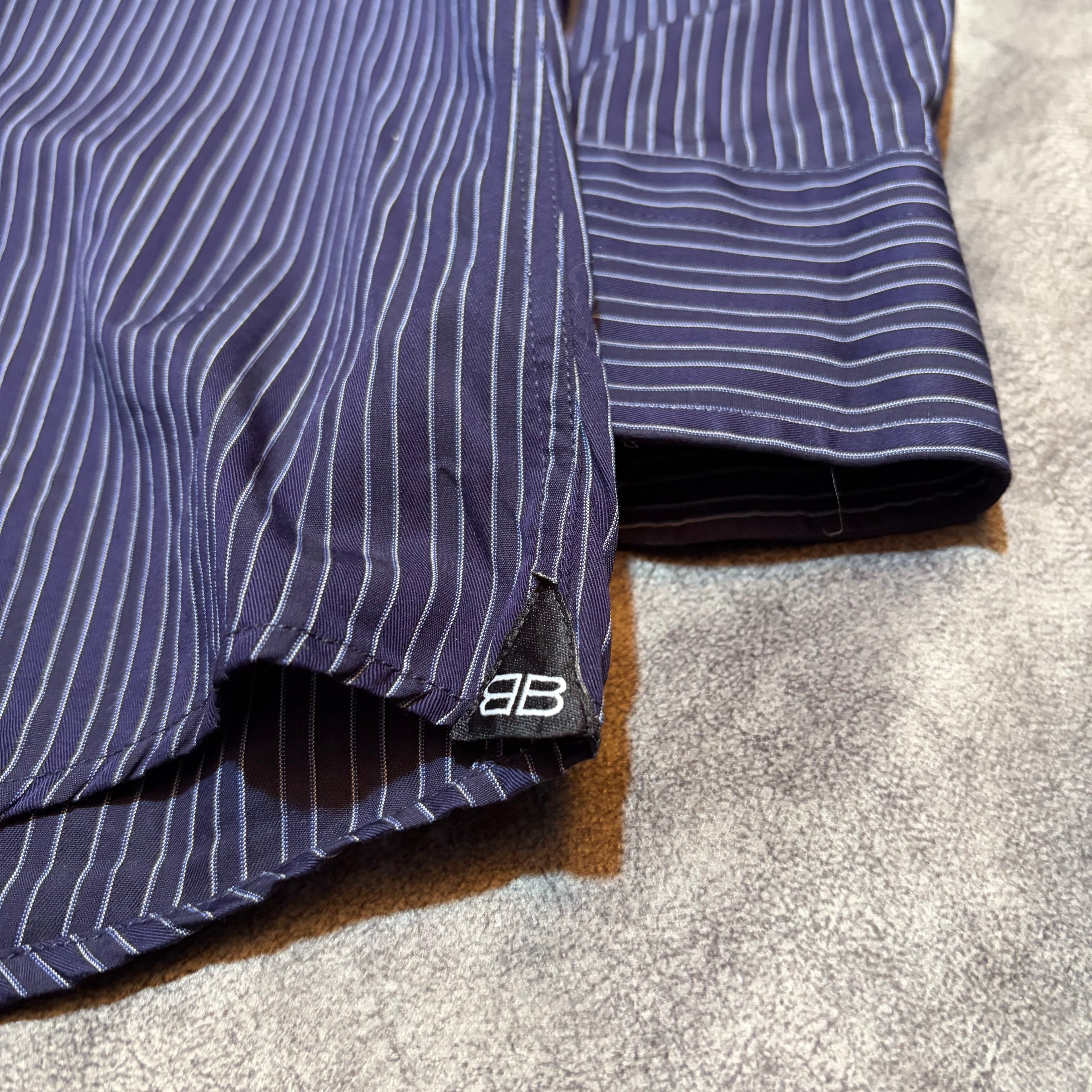 Vintage 90s Balenciaga Long Sleeve Button Up Shirt