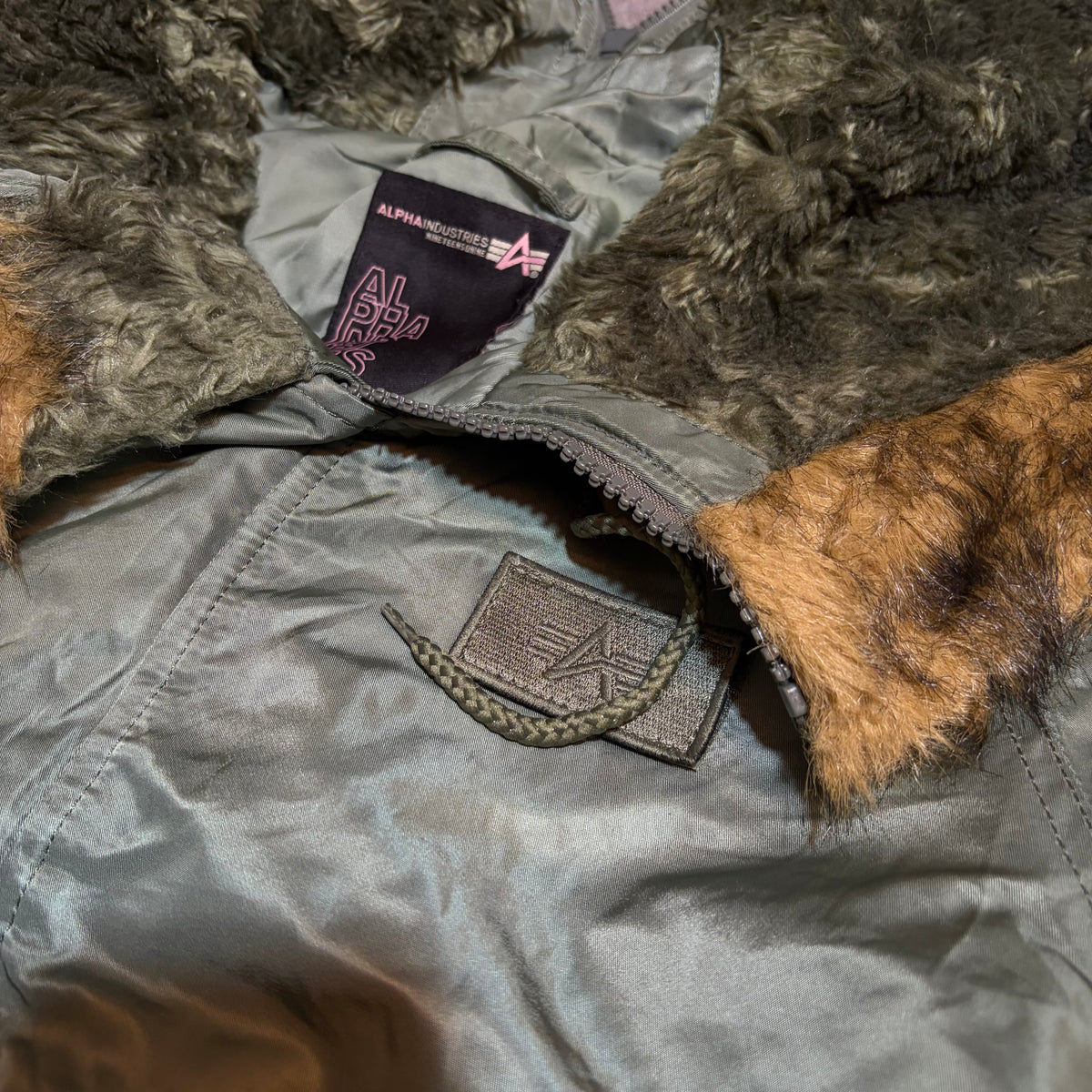 Alpha Industries N2-b Y2K Faux Fur Bomber Women’s Jacket