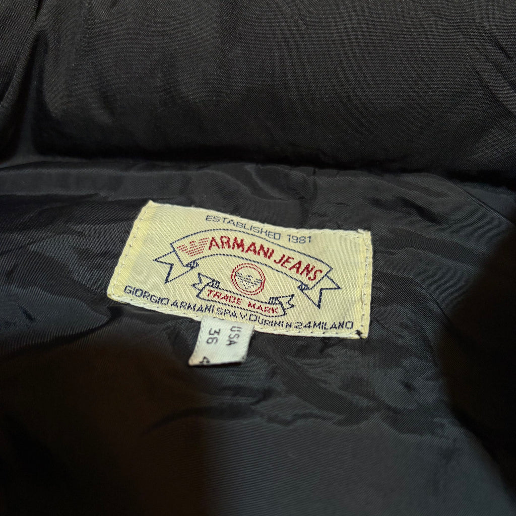 Vintage Armani Jeans Duck Down Puffer Jacket