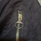 Stussy World Tribe SpellOut Y2K Embroidered Bomber Jacket