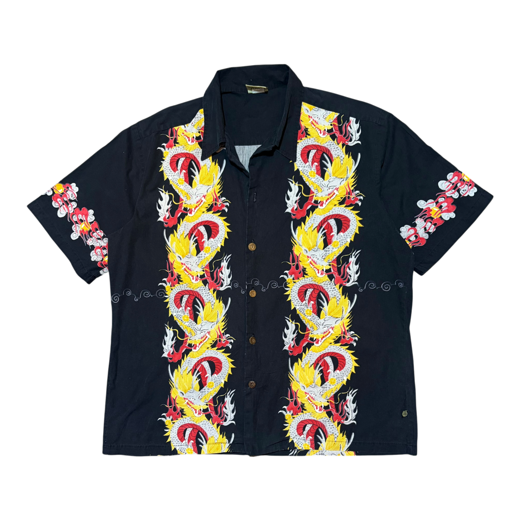 Vintage 90’s H Five-O Dragon Button Up Shirt